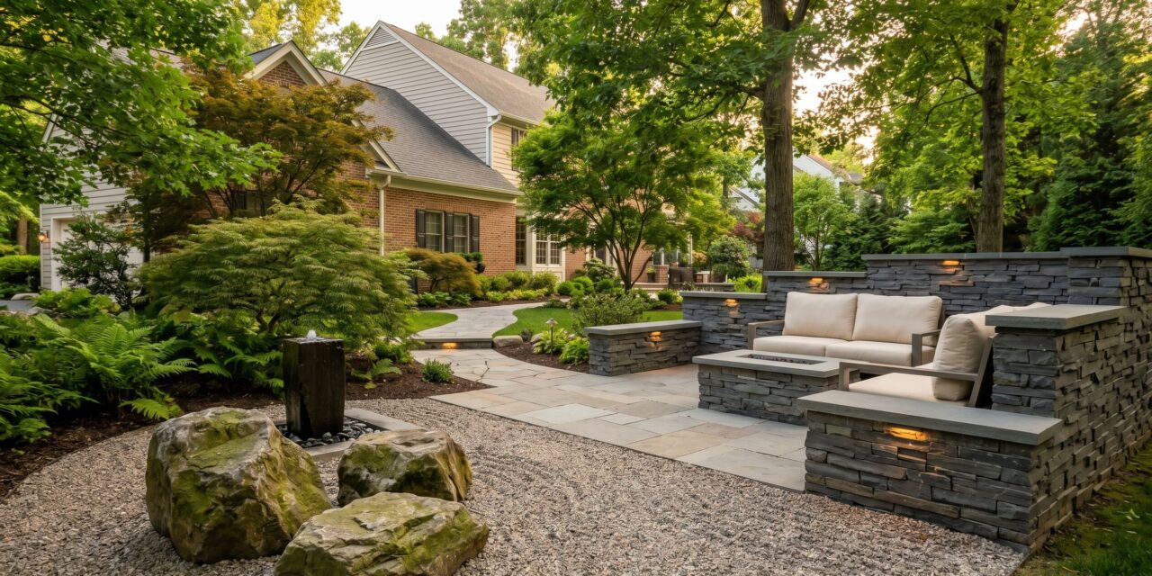 Custom Garden Design in Maryland: Hardscaping for Relaxation and Privacy