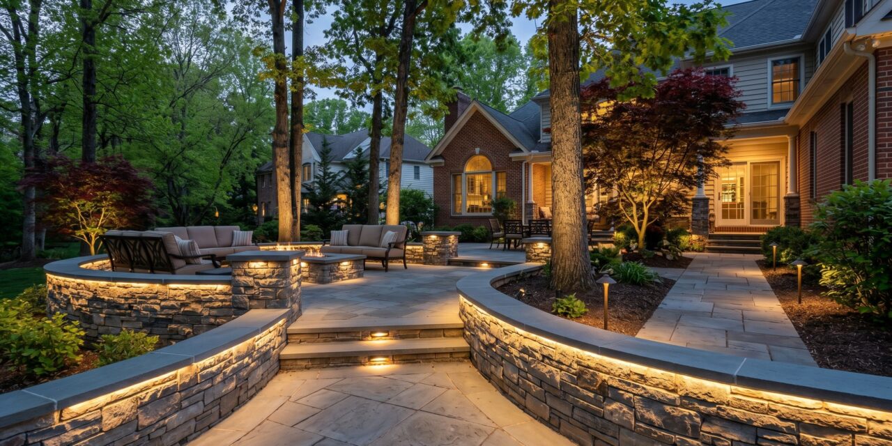 Hardscape Lighting in Maryland: Extending Your Living Hours with Stunning Nightscapes
